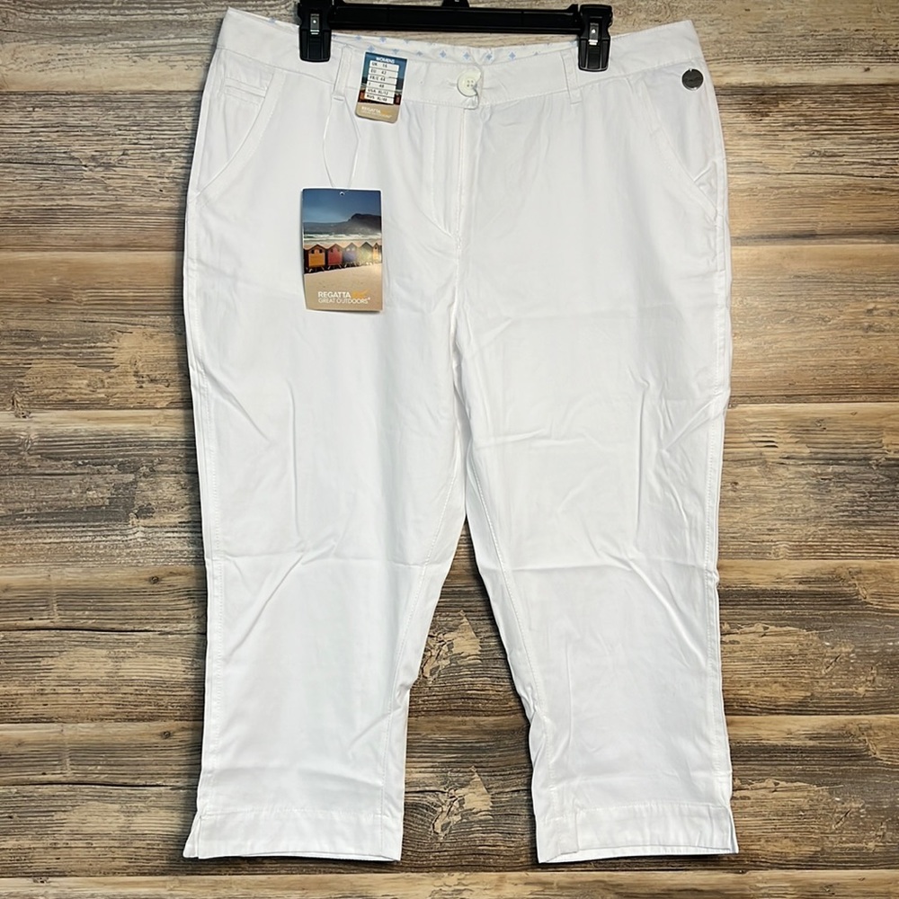 Regatta Women's Maleena Capri in White NWT